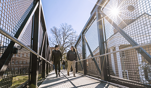 5 Degrees campus shoot: Pedestrian bridge