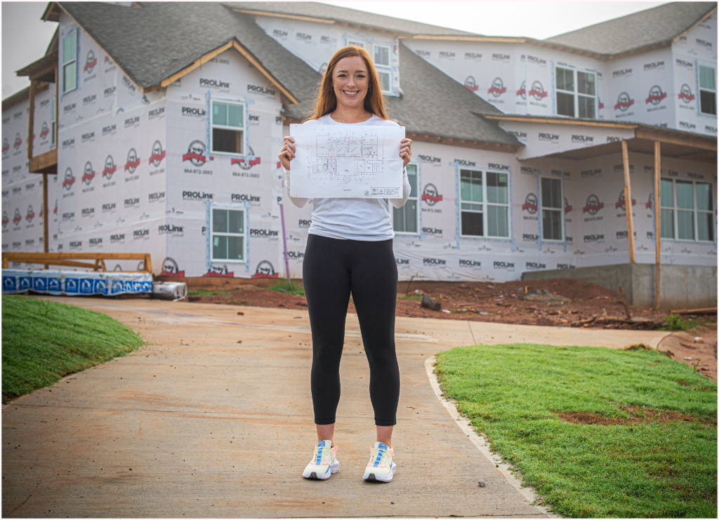 Mackenzie Wilcox graduated with her master's degree in Health & Human Performance in July and is now designing a new fitness center.
