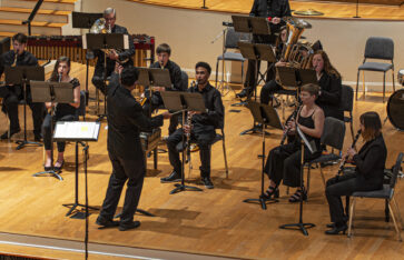 wind ensemble musicians