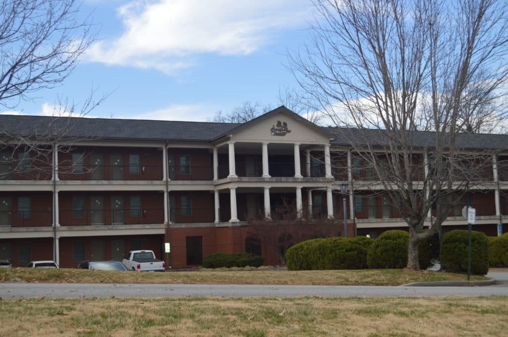 Exterior view of Mayflower hall