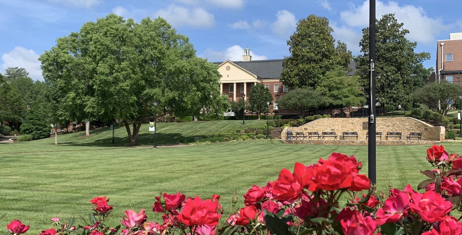 Exterior view of Piedmont College building