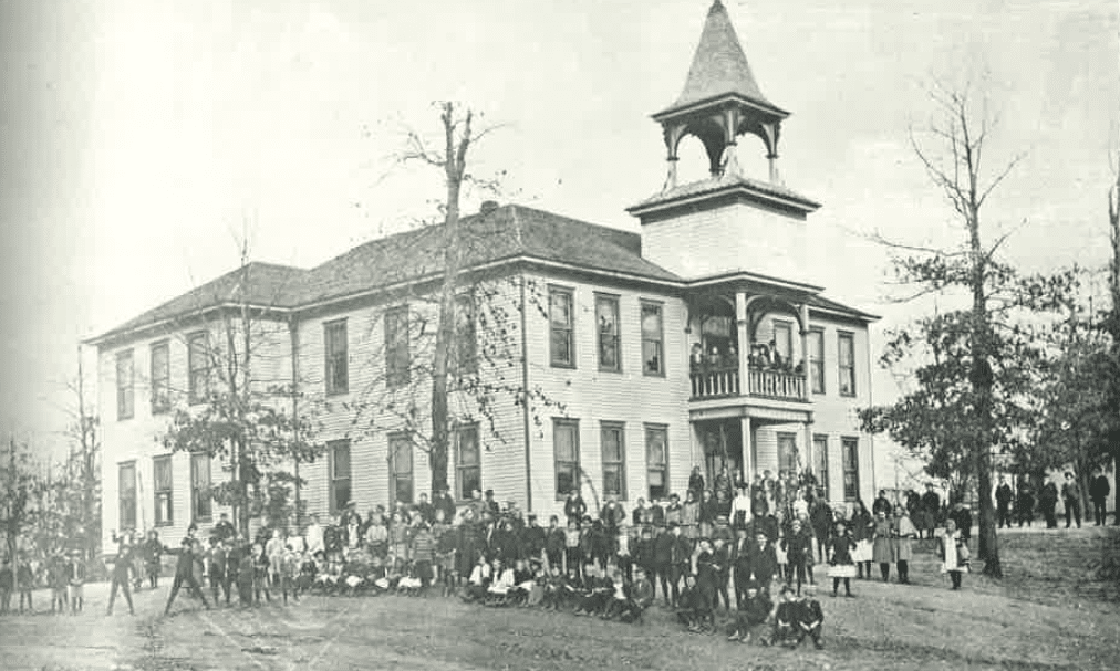 Old photograph of Demorest Hall