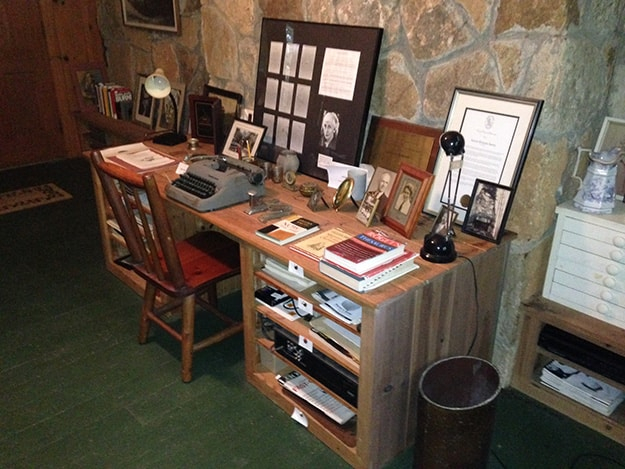 LES-6 Lillian Smith’s desk and typewriter at the Lillian E. Smith Center, Clayton, Georgia